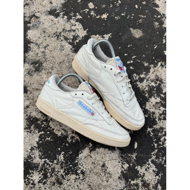 reebok c85 club white vintage classic scd