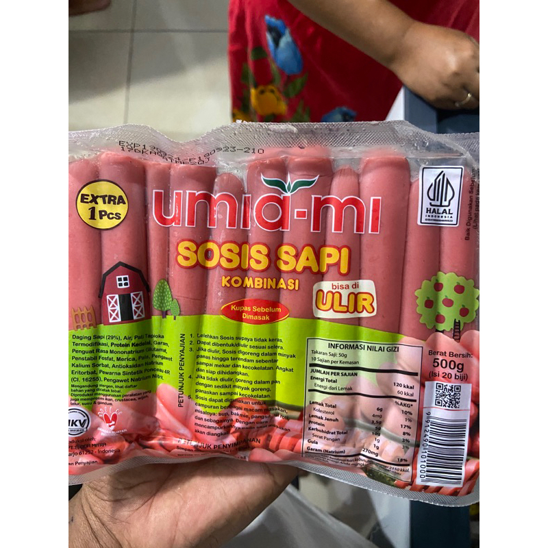 

UMIAMI SOSIS SAPI 500g