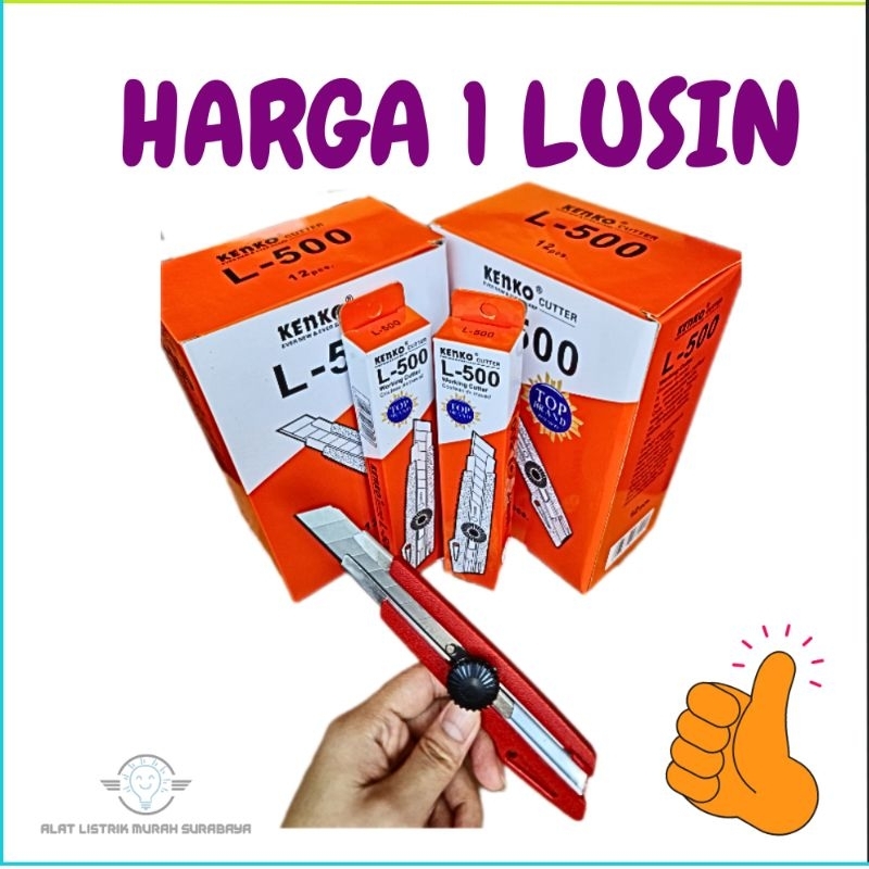 

cutter kenko besar L-500 ( 1 BOX ) tajam sekali