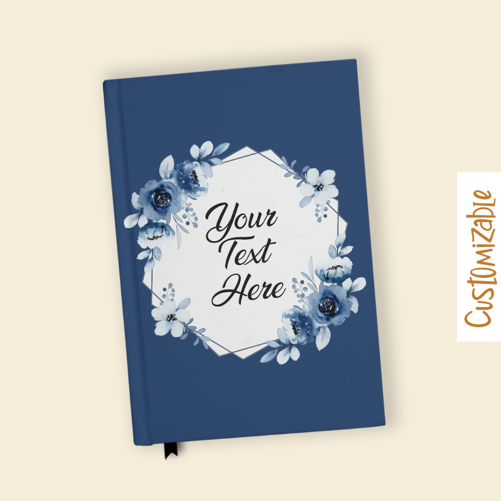 

Buku Catatan Notebook Aesthetic Flower 01 Floral Custom Nama Jurnal Diary Notes Hardcover Cosplay