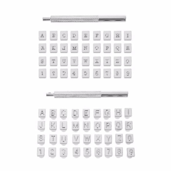 

Alphabet Number Punch letter Set 36 pcs leather drip tools alat kulit Diskon