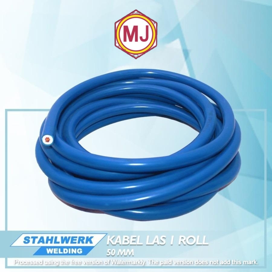 Kabel Las 50mm Stahlwerk full tembaga