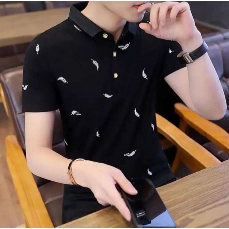 KAOS KERAH PRIA ( FOKUS ) BAJU KERAH PRIA LENGAN PENDEK MODEL TERBARU