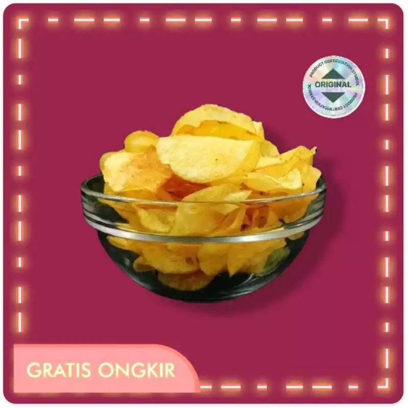 

keripik kentang / termurah / harga pabrik / kiloan / keripik curah