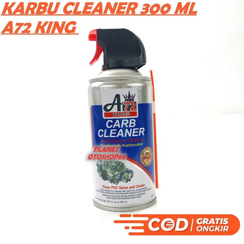CARBU CLEANER A72 KING 300 ML / KARBU CLEANER CAIRAN PEMBERSIH 300ML / CARB CLEANER CAIRAN PEMBERSIH