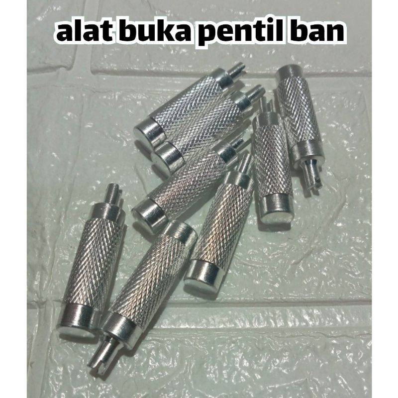 Alat buka pentil ban Alat Pembuka Pentil Ban motor mobil sepeda truk truck kenderaan silver