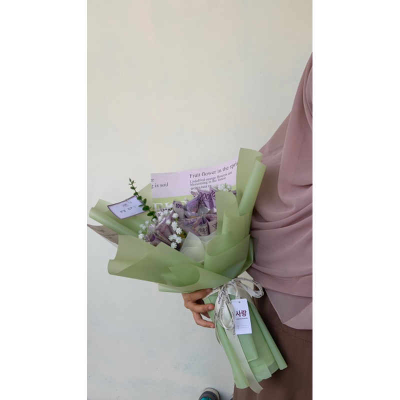 Sarangkembang money bouquet graduation | buket uang | Buket wisuda uang