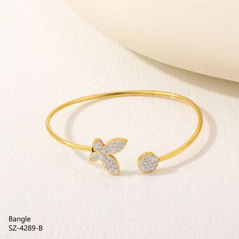 Gelang titanium permata fashion jewelry