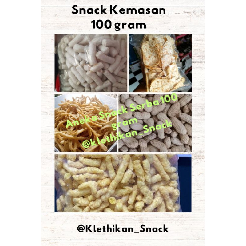

Snack Asin Kemasan 100 gram