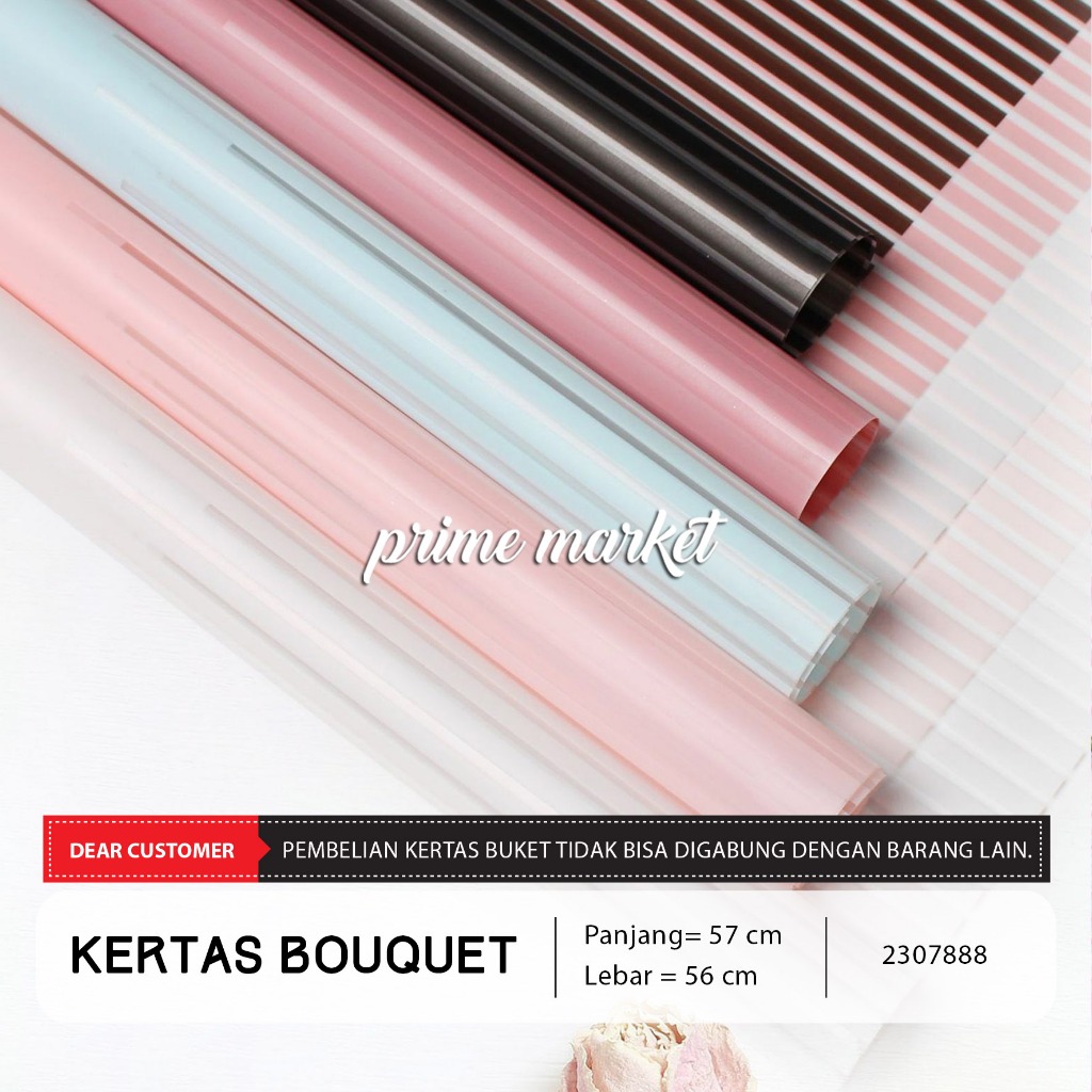 

Kertas Buket Motif Garis Buket Bunga Flower Wrapping Kertas Bunga Flower Paper Cellophane (2307888)