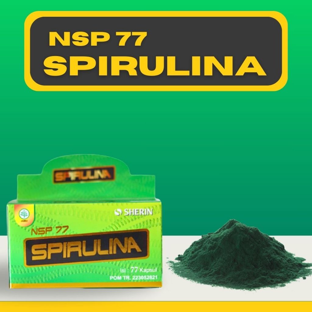Kapsul Spirulina NSP Nature Spirulina | NSP 77 Spirulina