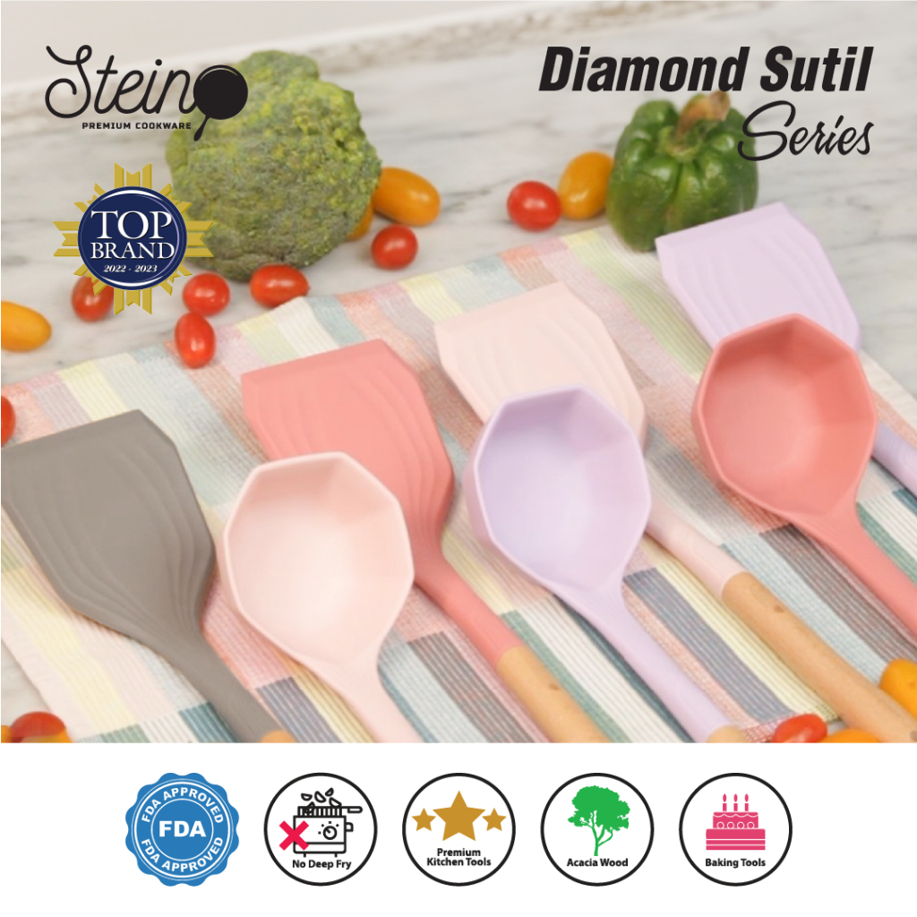 STEIN Diamond Turner (Spatula Masak Silkon)