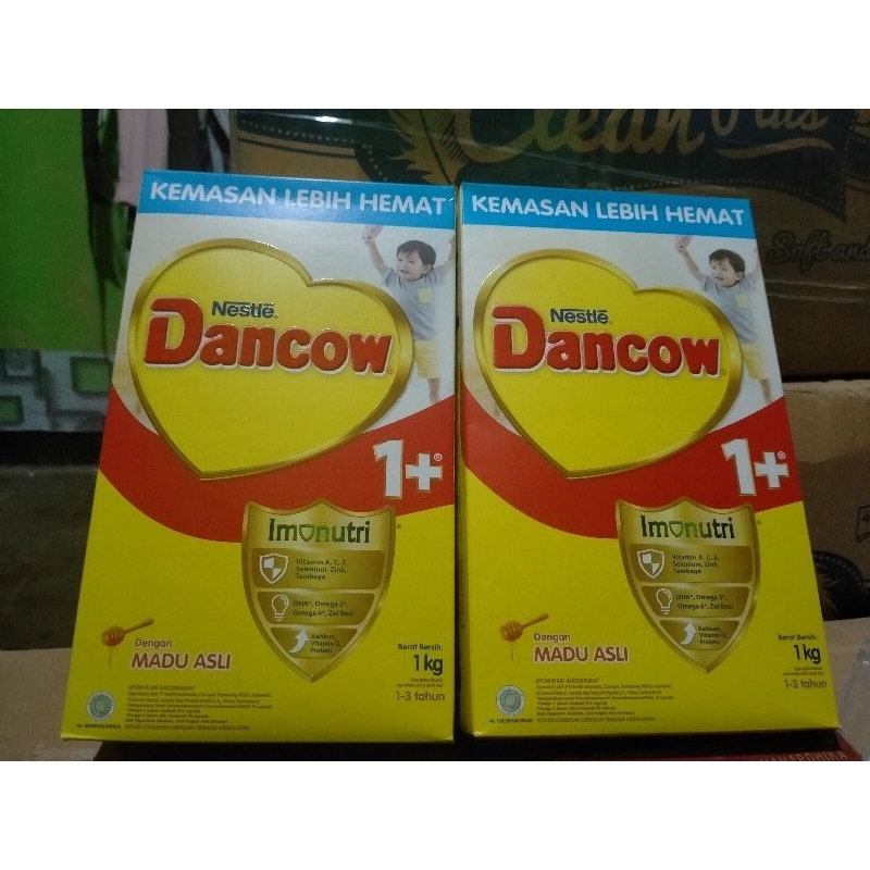 

susu dancow 1+ 1 kg rasa madu SUSU DANCOW