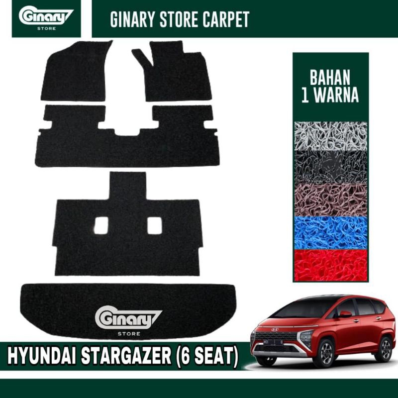 KARPET MOBIL HYUNDAI STARGAZER CAPTAIN SEAT 6 SEAT / KARPET MOBIL STARGAZER CAPTAIN SEAT 6 SEAT