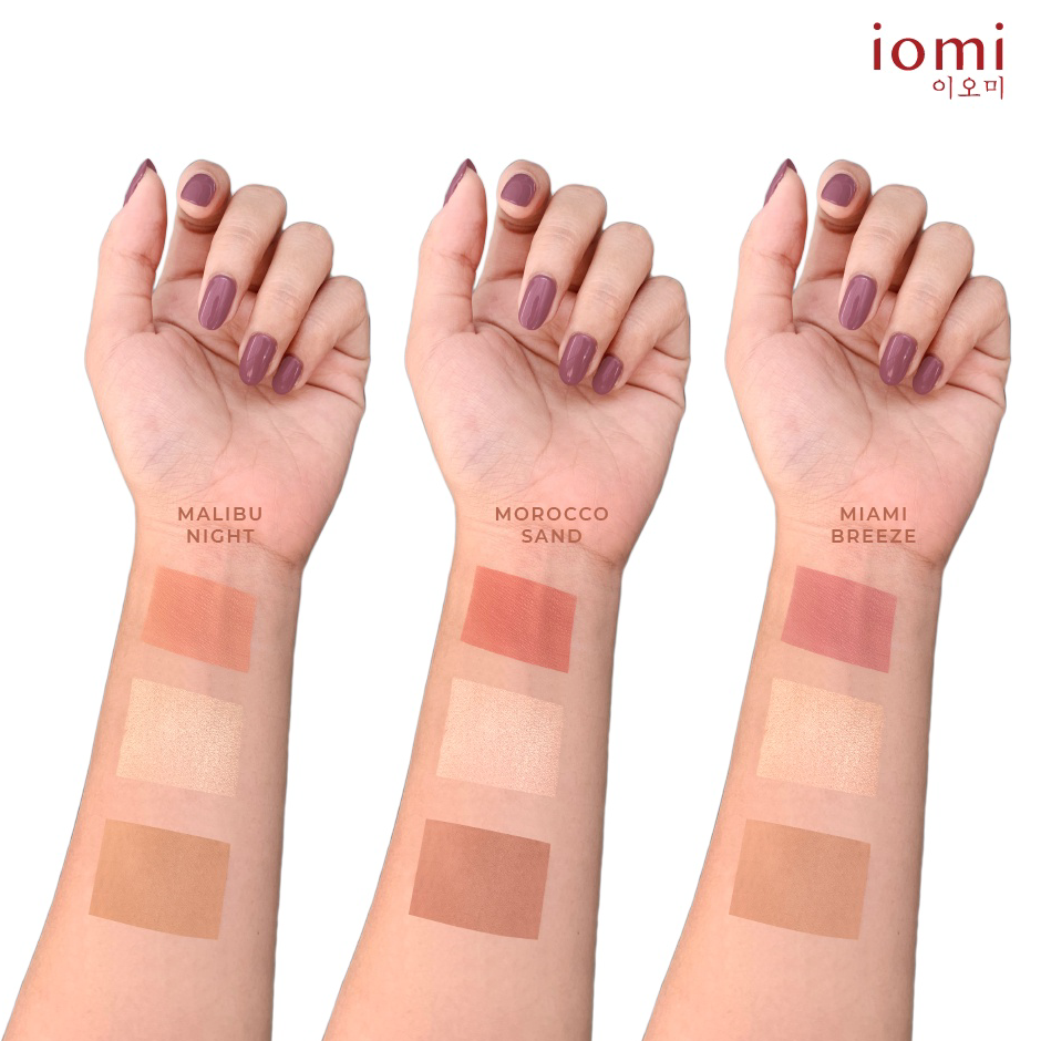 Ready IOMI - 3 in 1 Face Palette (Bronzer, Highlighter & Blush)