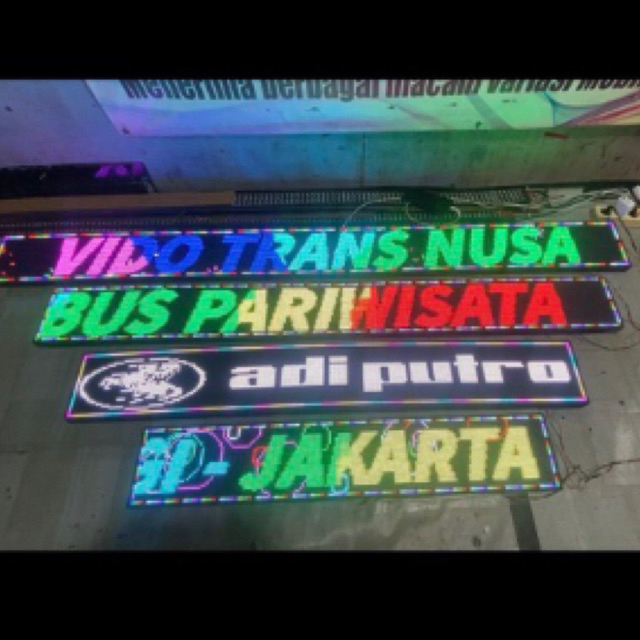 Running text P10 RGB 2 Meter 24v