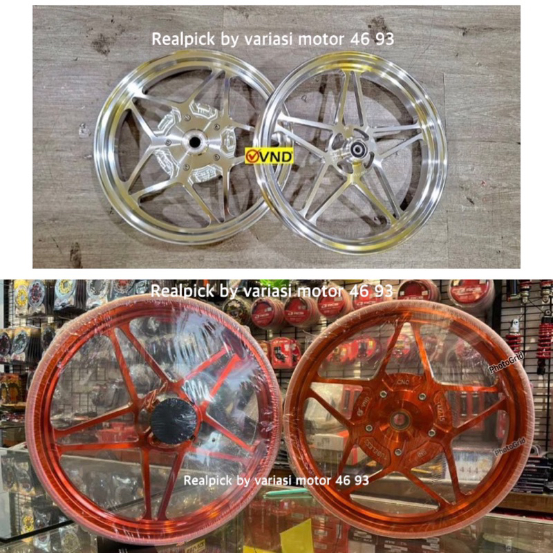 VELG VND BINTANG VSPEED V2 GEN2 BEAT SCOOPY GENIO SPACY VARIO 110 PELEK BINTANG VND