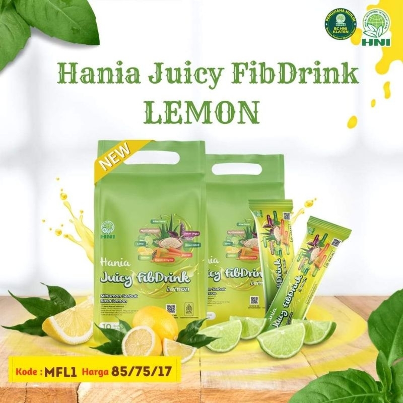 

Hania Juicy Fibdrink Lemon