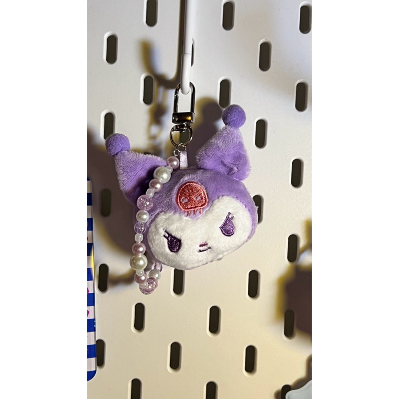 gantungan kunci kecil kuromi beads plushie boneka
