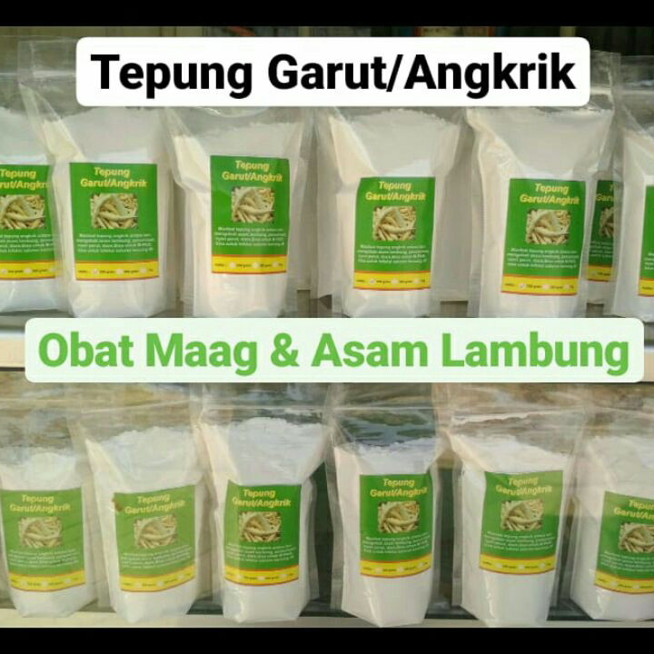 

Super Promo TEPUNG GARUT/PATI ASAM LAMBUNG/ANGKRIK /ARROWROOT - 1Kg