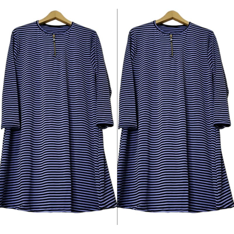 DASTER TUNIK LENGAN PANJANG MURAH MOTIP SALUR