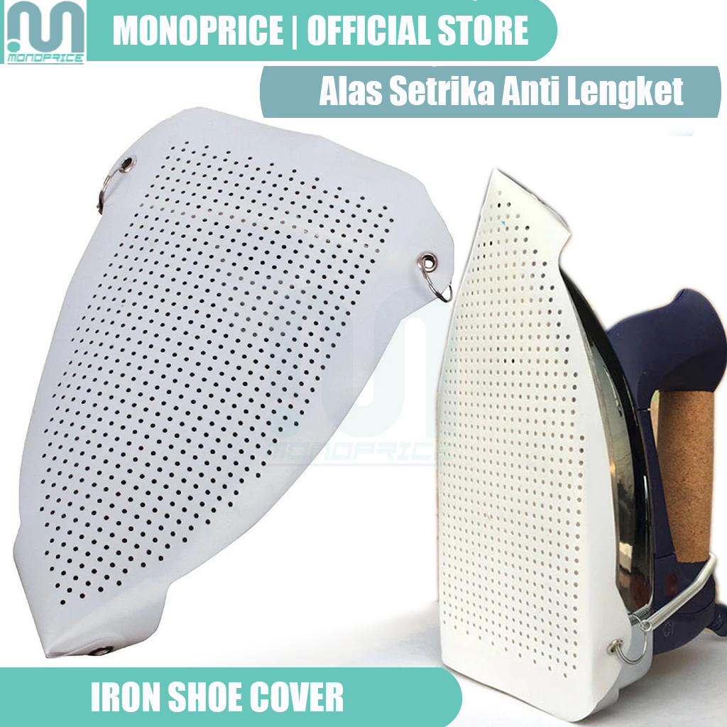

IRON SHOE Cover Teflon Anti Lengket Setrika Iron Shoe Protector - IS25 - White High Quality Iron