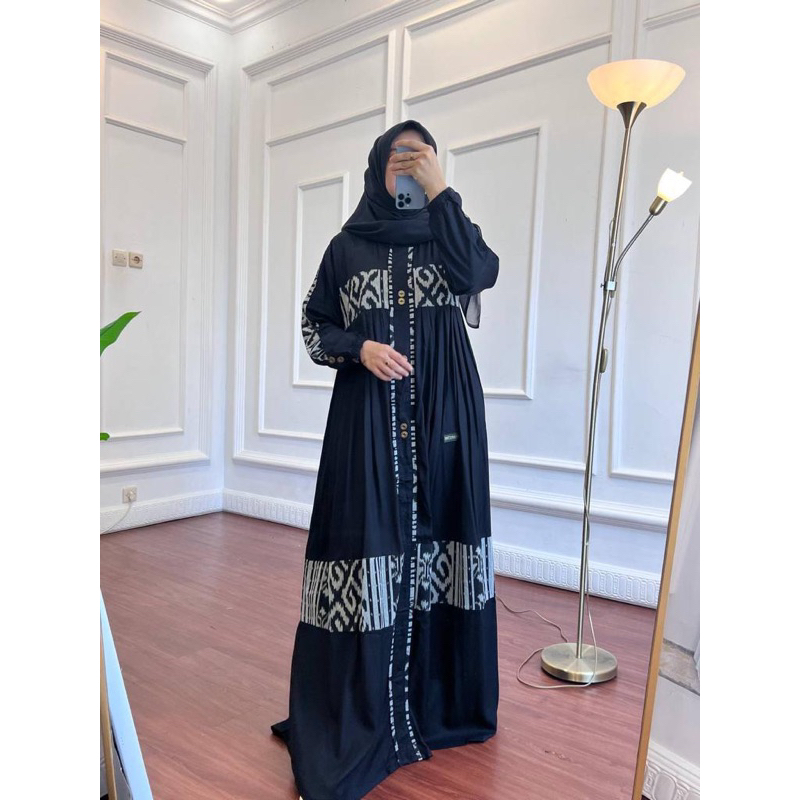 terbaru anjani store/ gamis anjani/ gamis hitam abaya/ abaya hitam/ anjani store