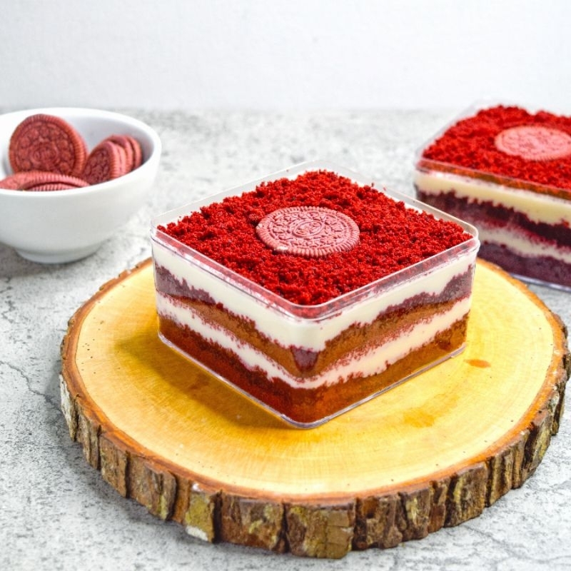 

RED VELVET Dessert Box | Cake | Cookies | Pastry | Pudding