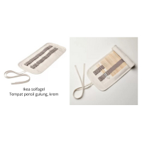 

tempat pensil gulung, warna krem #ANZ