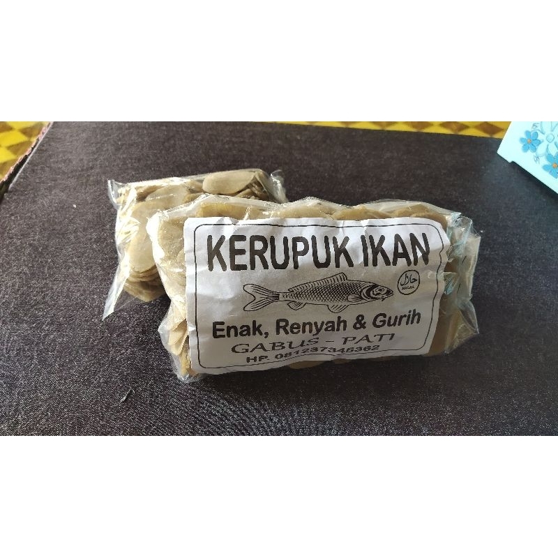 

kerupuk ikan siap goreng enak gurih Murah 250 gram