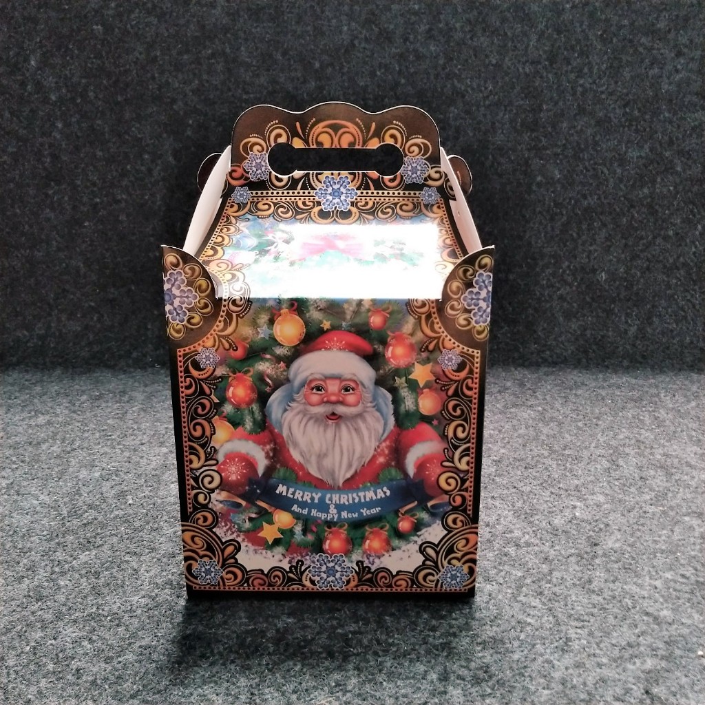 

Christmas Hampers Box / Kotak Hampers Natal Persegi Santa