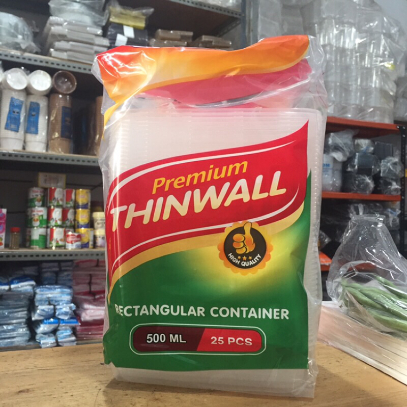Thinwall Persegi 500ml