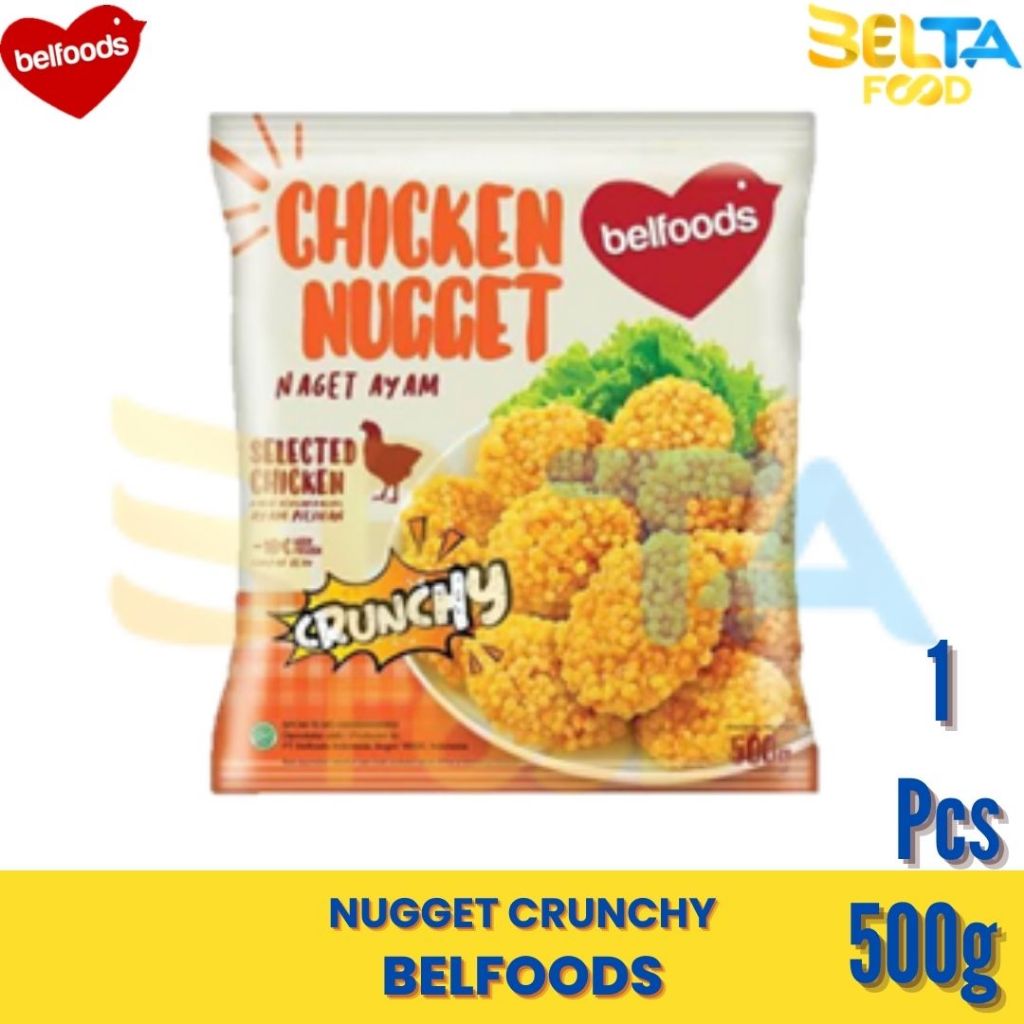 

Belfoods Nugget Crunchy 500g Nugget Ayam Crispy Viral