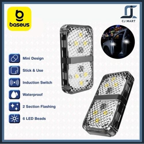 Lampu Pintu Mobil Baseus Door Open Warning Light Led Safety Car Door