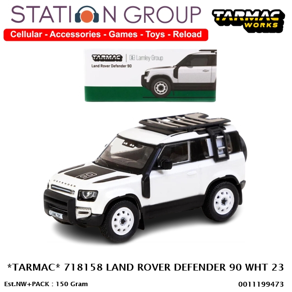 TARMAC 718158 LAND ROVER DEFENDER 90 WHITE - DIECAST