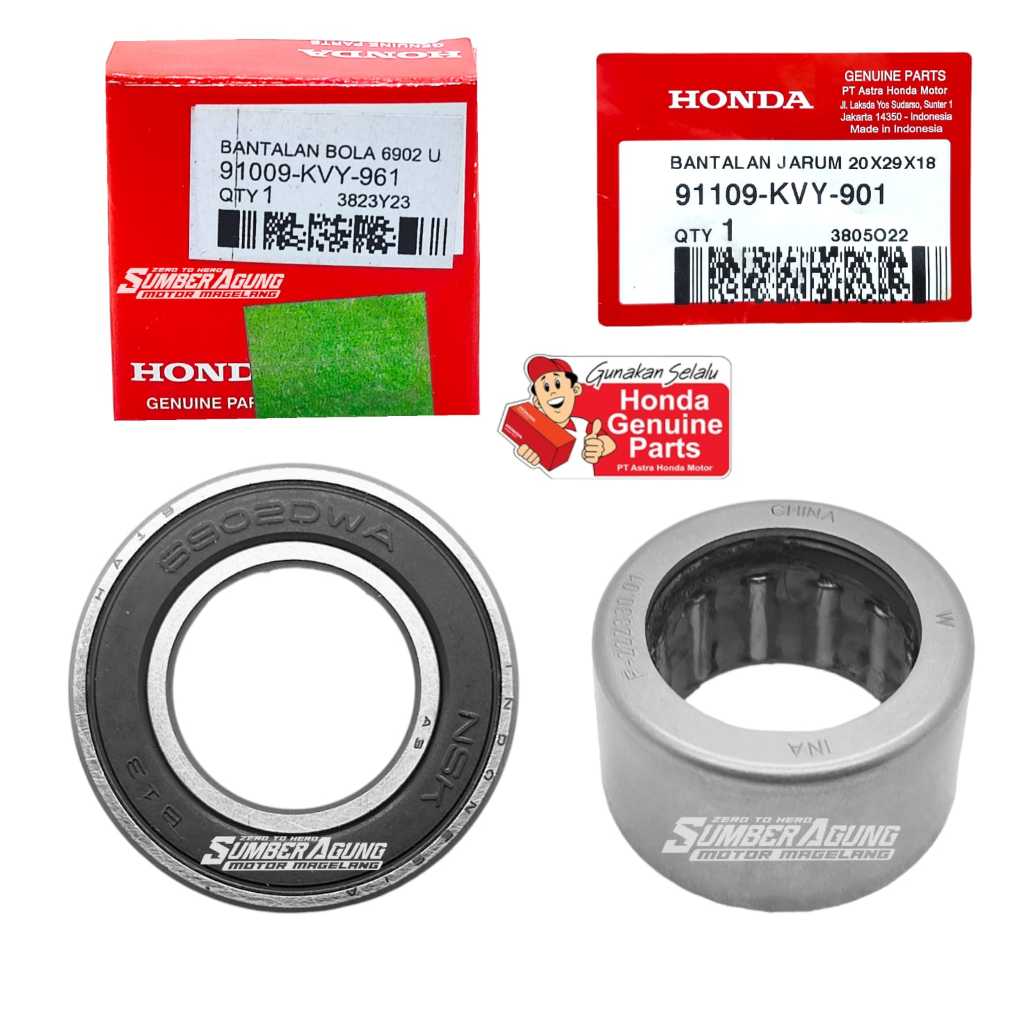LAKER LAHER CVT BEARING NEEDLE BAMBU LAKER PULLEY 6902 BEAT SCOOPY SPACY VARIO 110 160 PCX 125 150