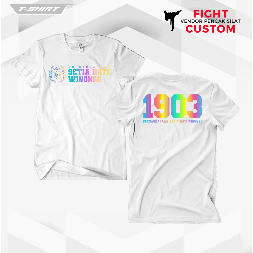 KAOS PUTIH PSHW SETIA HATI WINONGO HOLOGRAM