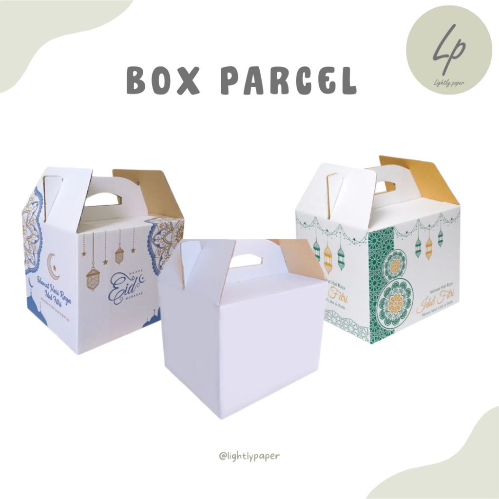 

box parcel / box parcel lebaran / kotak lebaran / box parcel jinjing / box parcel custom / box parcel idul fitri / box jinjing hampers / box hampers / box jinjing kardus