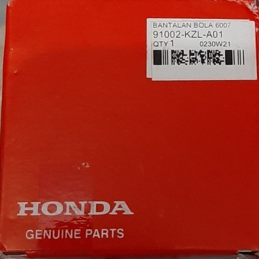 BEARING CRANKSHAFT/KRUK AS KIRI 6007 BEAT FI/SPACY FI/SCOOPY FI 91002-KZL-A01