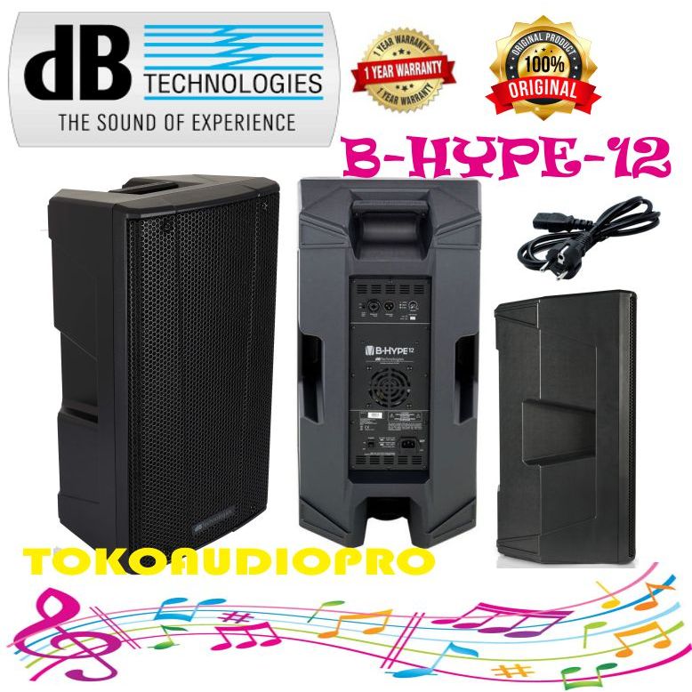 DB Technologies B-Hype 12 Active Speaker Aktif Bhype-12