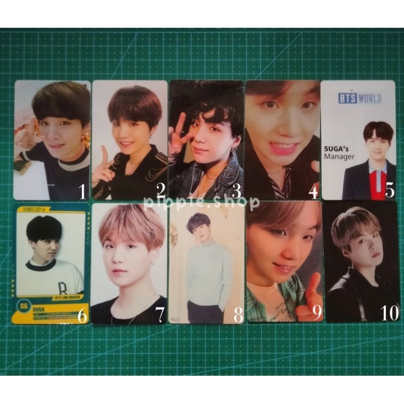 [UNOFFICIAL] PHOTOCARD SUGA BTS LOVE YOURSELF JAPAN PASSPORT COIN POUCH ARMYBOMB ARMYPEDIA BTS WORLD