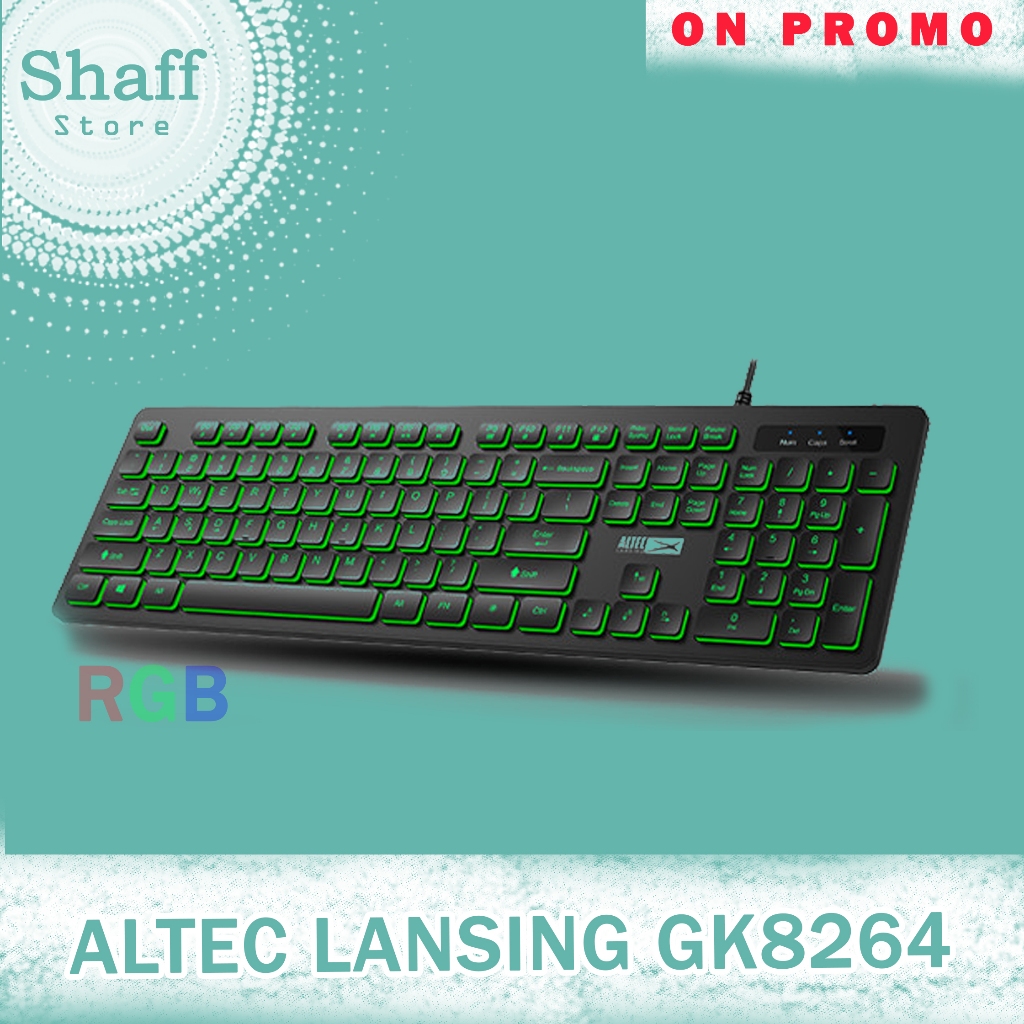 Keyboard Gaming Altec Lansing ALGK-8264 RGB