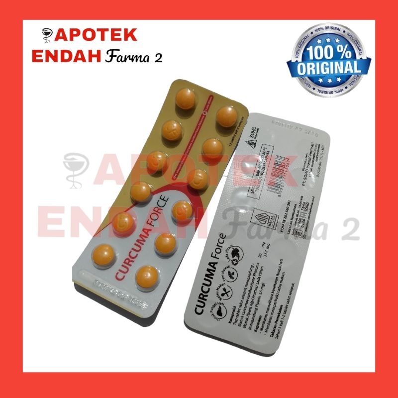 CURCUMA FORCE TABLET PERSTRIP vitamin nafsu makan