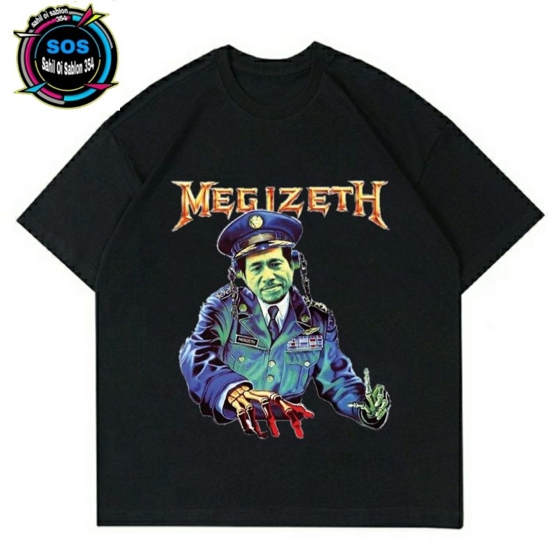 KAOS MEGIZETH T-SHIRT VINTAGE DANGDUT BAJU ANAK/DEWASA RAP TEE BEST SELLER