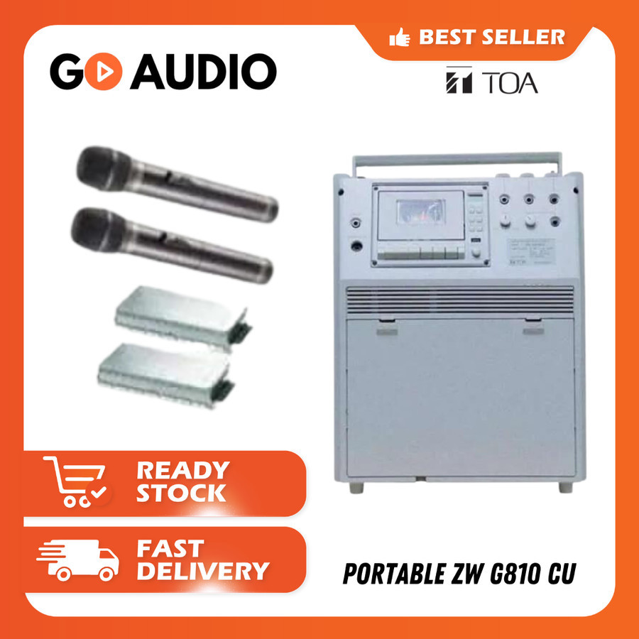 TOA | Speaker Portable Wireless Amplifier TOA ZW G810 100% Original
