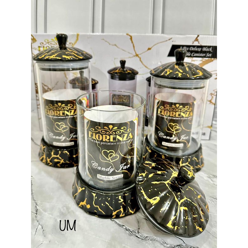 Fiorenza - Toples sett marmer hitam..