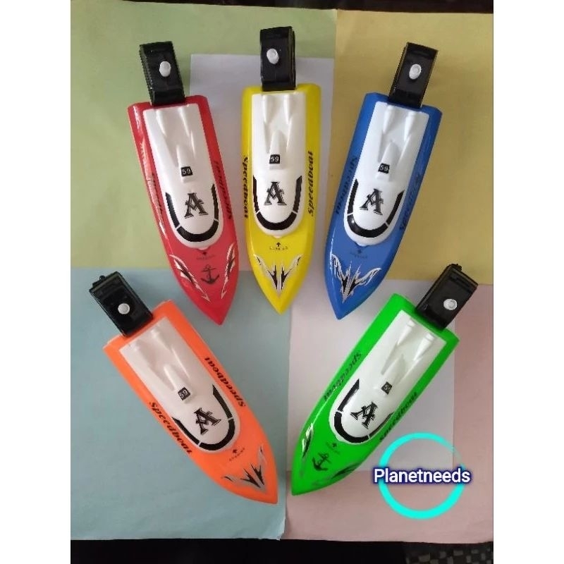 KAPAL MAINAN SPEED BOAT PUTAR BISA BERJALAN DI AIR/PERAHU AIR MINI/PERAHU SPEEDBOAT KUNCI PUTAR/MAIN