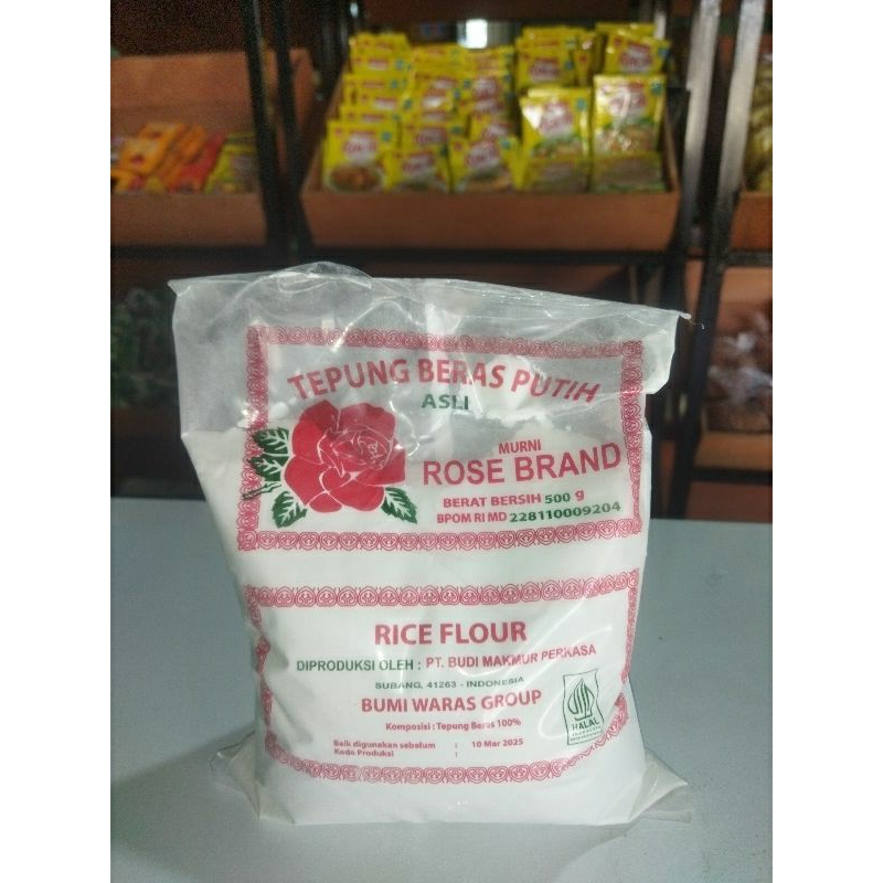 

Tepung Beras Putih Rosebrand 500gr