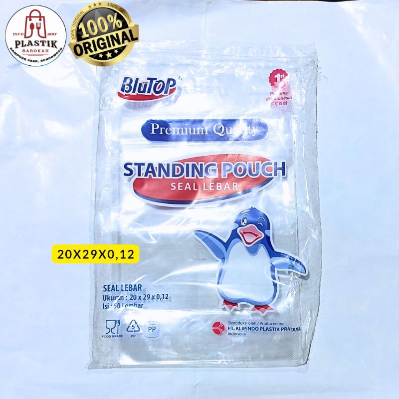 STANDING POUCH 20X29 / STANDING POUCH SEAL LEBAR / STANDING POUCH BESAR / STANDING POUCH 1 KG  STAND