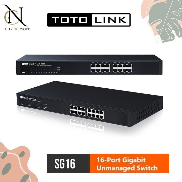 TOTOLINK SG16 SWITCH 16PORT GIGABIT